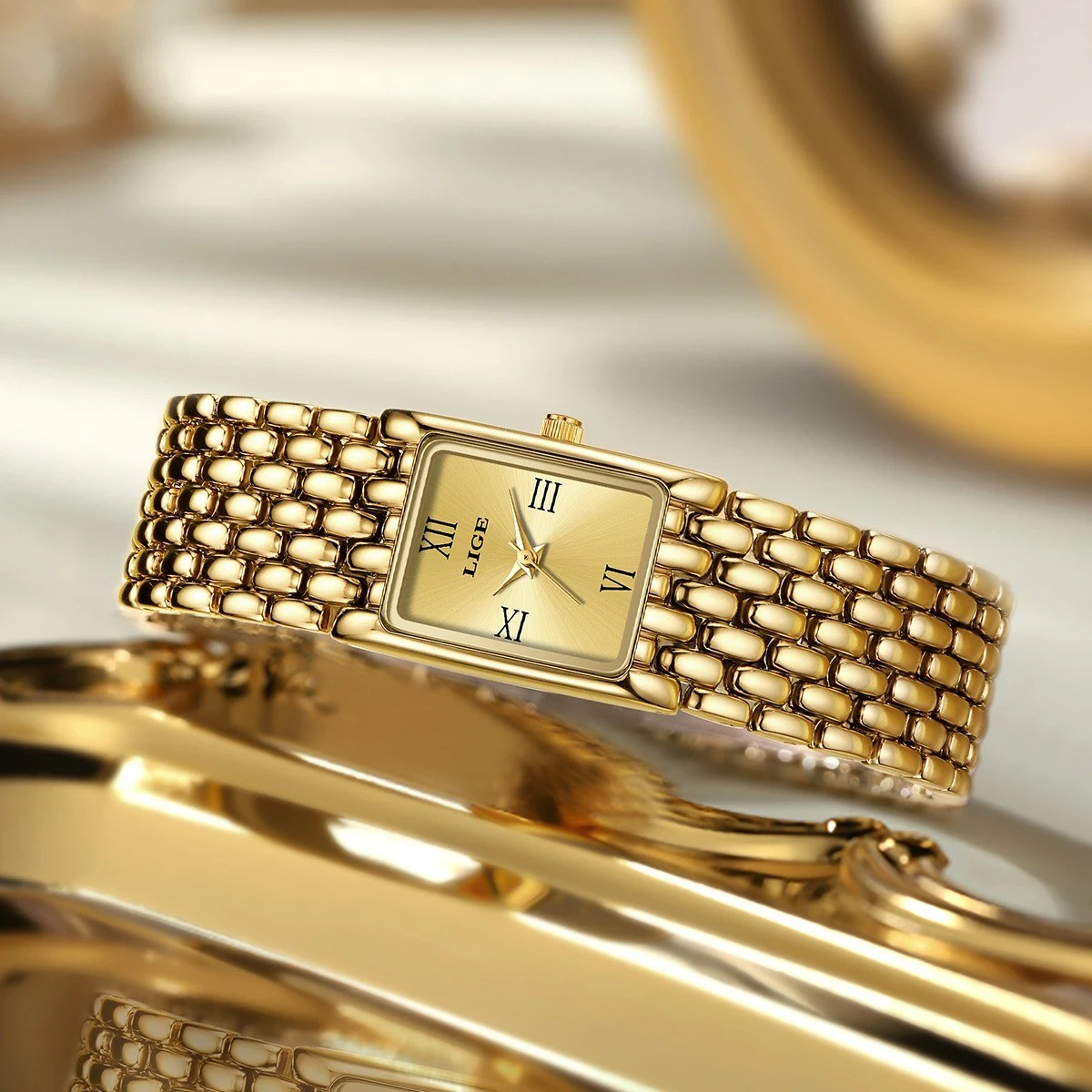 LIGE Women's Luxury Quartz Watch – Model LG89156