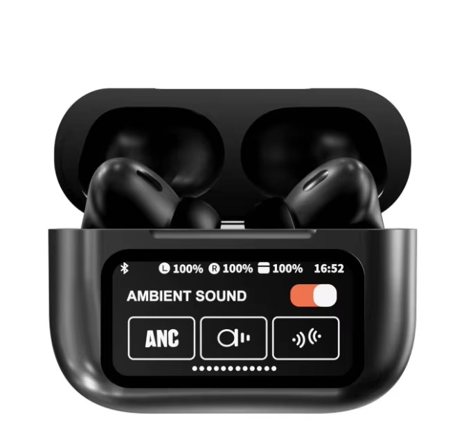A9 pro Bluetooth headset LCD color screen smart wireless active noise reduction super long battery life