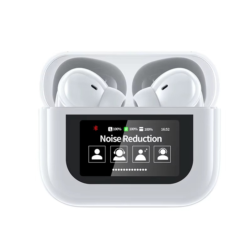 A9 pro Bluetooth headset LCD color screen smart wireless active noise reduction super long battery life